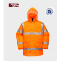 Orange OEM imperméable à l&#39;eau salut vis uniformes vêtements de travail professionnels de construction